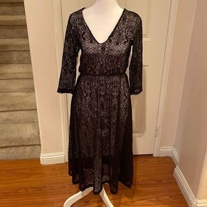Asos womens dress size 4 black​​​​​​​​